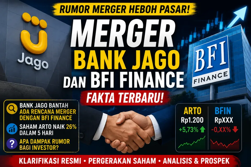 Heboh Rumor Merger Bank Jago dan BFI Finance, Ini Fakta Resmi yang Diungkap Manajemen