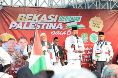 Bekasi Bersama Palestina Jilid 6, Pesan Kuat Tri Adhianto Jadi Sorotan