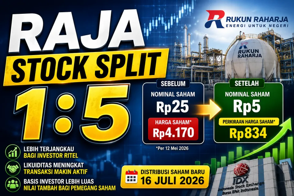 Update Saham RAJA Bakal Pecah 1:5, Terungkap Rukun Raharja Bidik Lonjakan Likuiditas dan Perburuan Cuan Baru