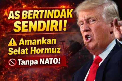 Trump Mengamuk! AS Klaim Bisa Amankan Selat Hormuz Sendiri, Sekutu NATO Kompak Menolak