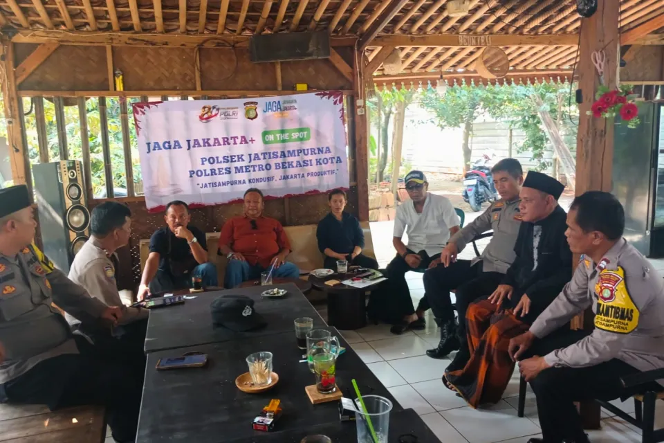 Program Jaga Jakarta On The Spot di Bekasi, Polisi dan Warga Bersatu Perkuat Keamanan Lingkungan
