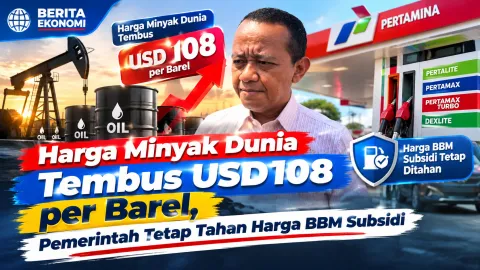 Harga Minyak Dunia Tembus USD108 per Barel, Pemerintah Tetap Tahan Harga BBM Subsidi