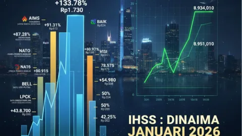 Deretan Saham Top Gainers Pekan Ini: RMKO Melesat 133 Persen, IHSG Sentuh Rekor Baru