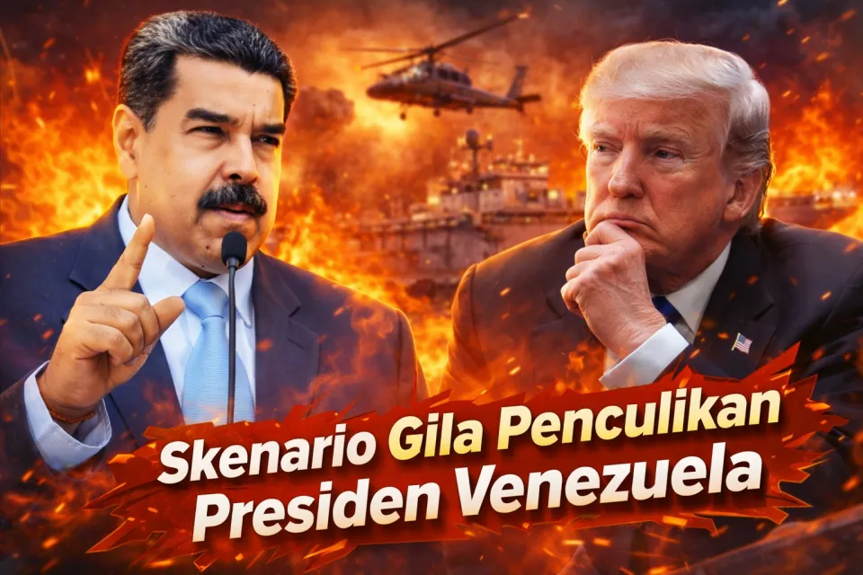 Skenario Gila Penculikan Presiden Venezuela yang Mengguncang Dunia: 150 Pesawat, AI Finansial, dan Operasi 300 Menit 