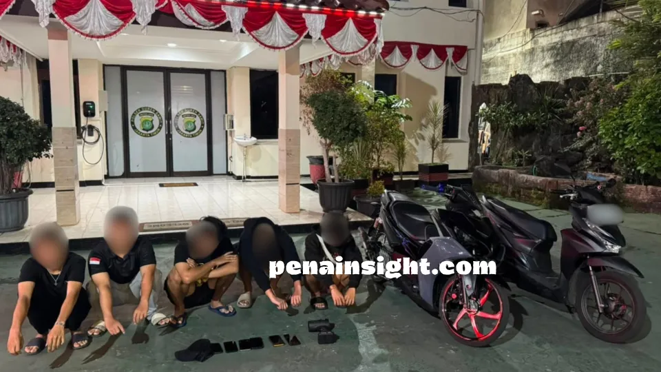 Terbaru Brimob Polda Metro Jaya Amankan 5 Pemuda Diduga Hendak Balap Liar di Duren Sawit