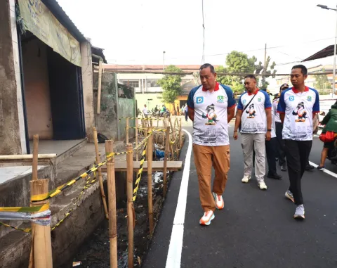 Wajah Baru Jalan M Yamin Pasar Baru Bekasi, Jalan dan Drainase Diperbaiki