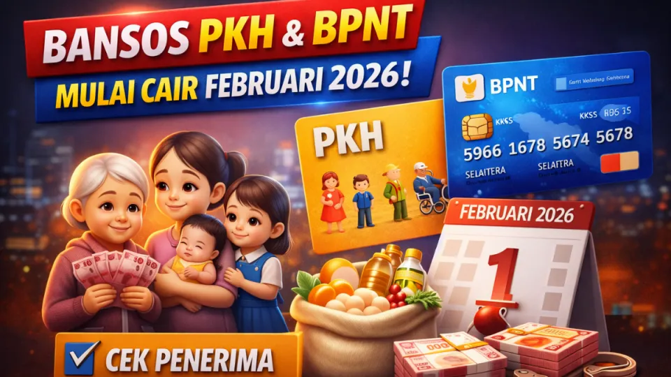 Bansos PKH dan BPNT Tahap I 2026 Mulai Cair Februari, Ini Rincian dan Cara Ceknya