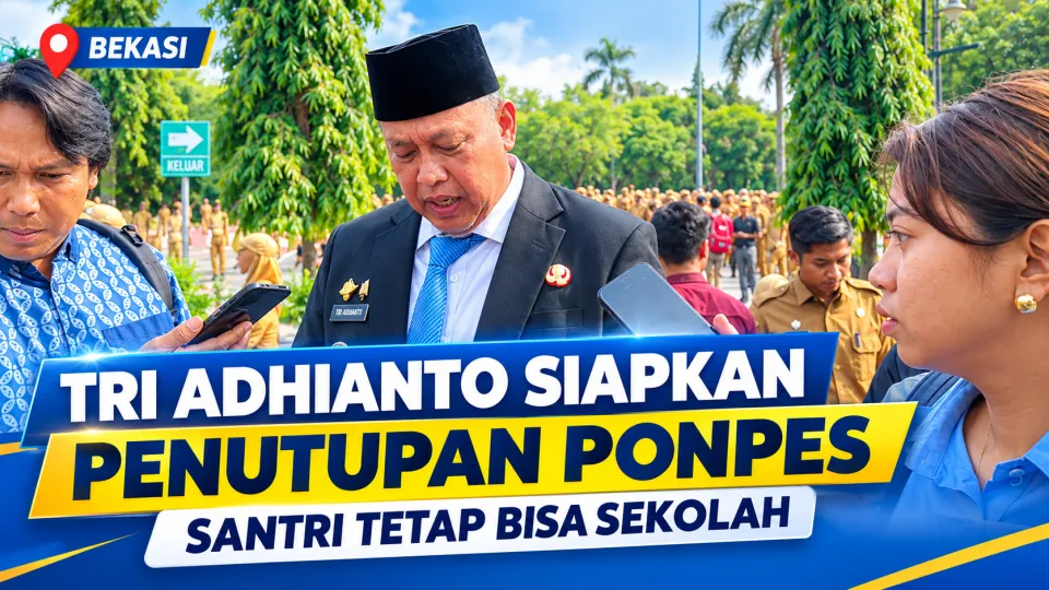 Wali Kota Bekasi Tri Adhianto Siapkan Penutupan Ponpes, Pemkot Pastikan Santri Tetap Bisa Sekolah