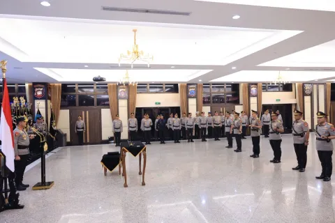 Kapolri Pimpin Sertijab 5 Pejabat Strategis Polri, Dadang Hartanto Jabat Kapolda Metro Jaya Hari Ini