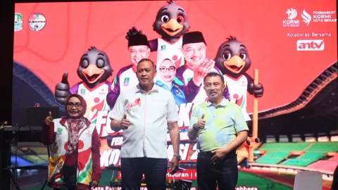 FORMASKOT 2026 Dibuka, Tri Adhianto Dorong Warga Bekasi Aktif Berolahraga di Ruang Publik 
