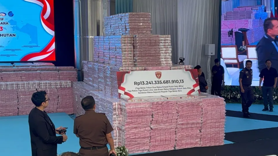 Satgas PKH Serahkan Rp13,24 Triliun dan 259 Ribu Hektare Hutan ke Negara