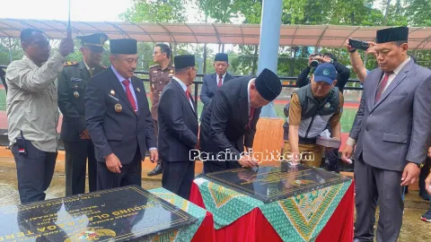 Wali Kota Bekasi Resmikan Lapangan Sepatu Roda di Hutan Kota Patriot Bina Bangsa