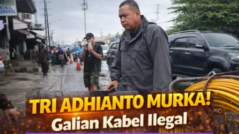 TRI ADHIANTO MURKA! Proyek Galian Kabel Ilegal Disetop, Pemkot Bekasi Ancam Bongkar Semua