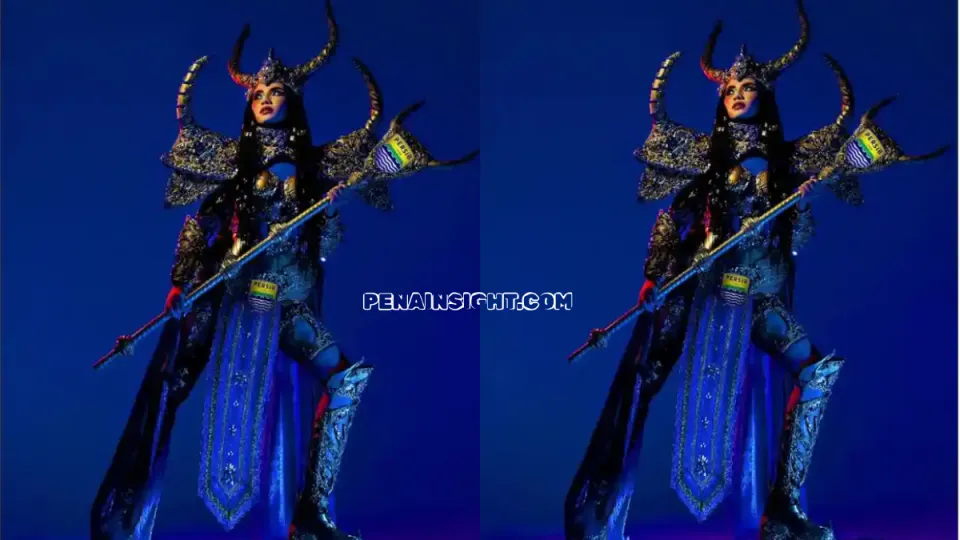 Hira Riva Fauzi Viral di Puteri Indonesia 2026, Kostum Golden Vanguard Persib Bandung Curi Perhatian