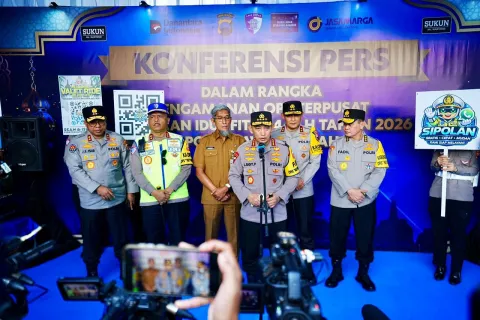 Tinjau Kalikangkung, Kapolri Pastikan Rekayasa Lalin hingga Layanan Mudik Lebaran 2026 Optimal