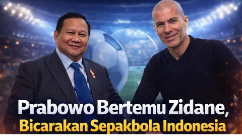 Prabowo Bertemu Zinedine Zidane di Davos, Bocorannya: Sepak Bola Masuk Sekolah & Mimpi Besar Timnas Indonesia