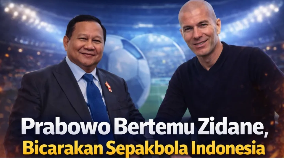 Prabowo Bertemu Zinedine Zidane di Davos, Bocorannya: Sepak Bola Masuk Sekolah & Mimpi Besar Timnas Indonesia