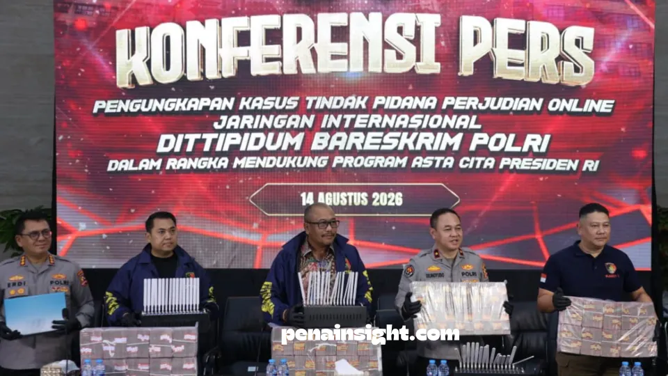Bareskrim Bongkar Jaringan Judi Online Internasional, Transaksi Tembus Rp890 Miliar