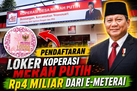 Fakta Pengangguran Hari Ini: 400 Ribu Serbu Loker Koperasi Merah Putih 2026, Rp4 Miliar E-Meterai Jadi Sorotan