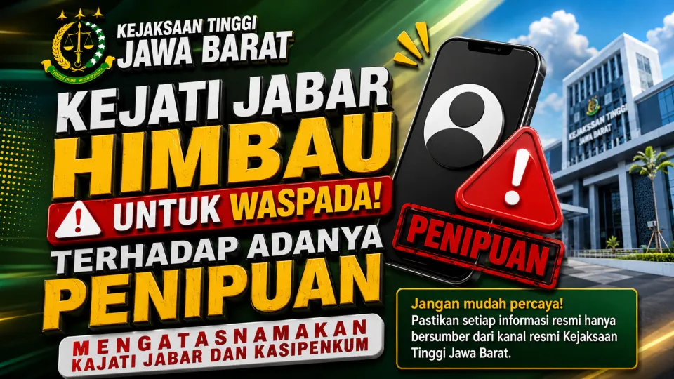 Modus Penipuan Catut Nama Kajati Jabar, Kejati Minta Pejabat dan Masyarakat Waspada Terbaru