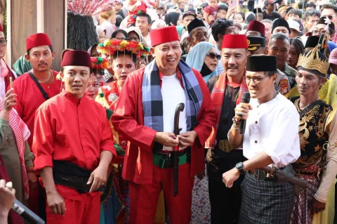 Festival Adu Bedug Mustika Jaya Meriah, 12 Ribu Warga Hadiri: Tri Adhianto Ajak Lestarikan Budaya