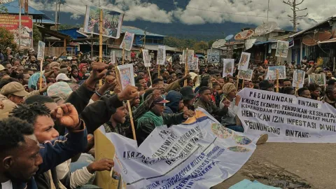 Aspirasi Mahasiswa di Pegunungan Bintang Berlangsung Damai, Operasi Damai Cartenz Pastikan Situasi Kondusif