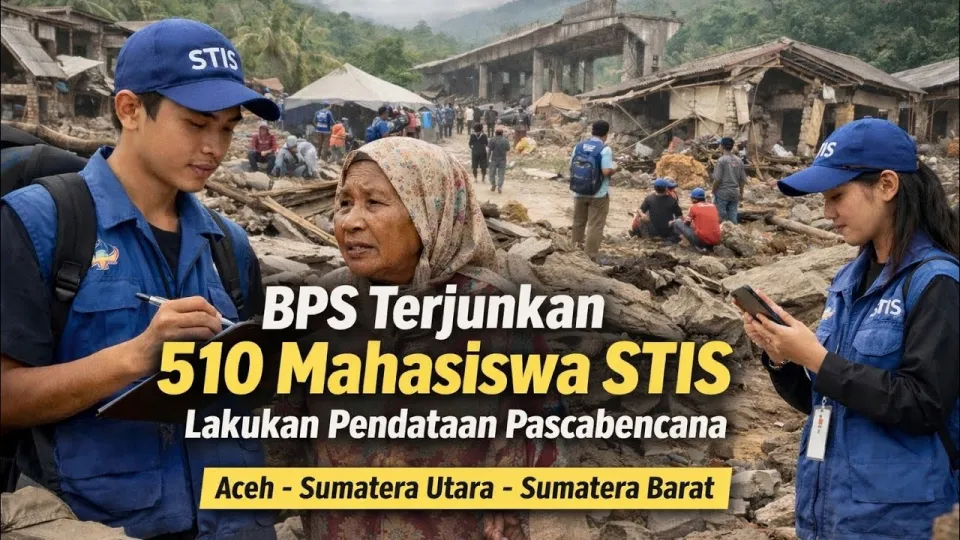 Mahasiswa STIS untuk Melakukan Pendataan Pascabencana di Tiga Provinsi