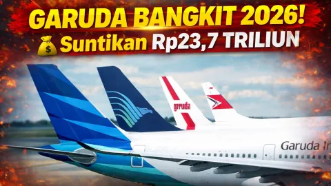 Garuda Indonesia Bangkit 2026! Suntikan Rp23,7 Triliun Jadi Kunci, Target Balik Untung Makin Nyata