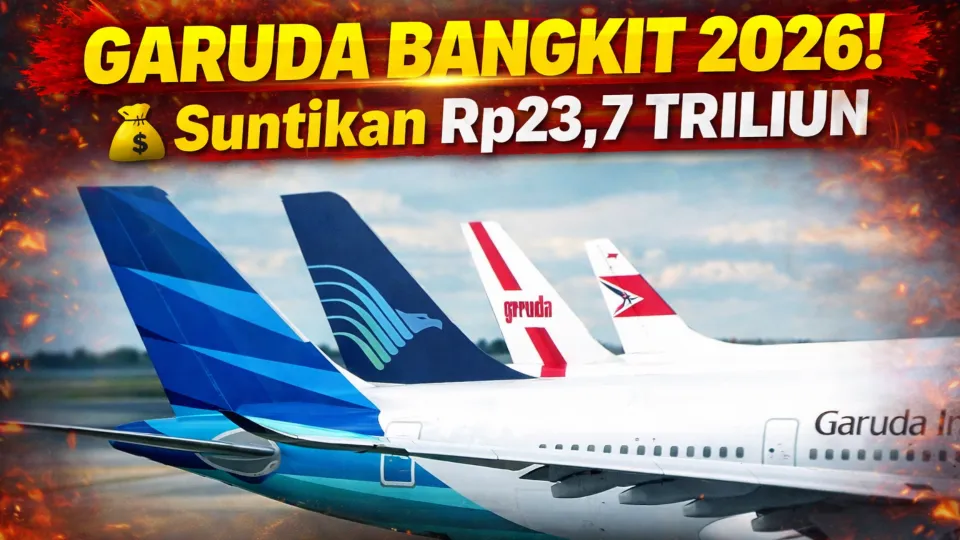 Garuda Indonesia Bangkit 2026! Suntikan Rp23,7 Triliun Jadi Kunci, Target Balik Untung Makin Nyata