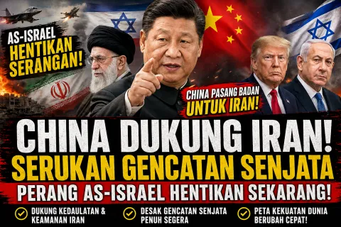 BREAKING: China Pasang Badan untuk Iran, Serukan Gencatan Senjata Total Peta Kekuatan Dunia Berubah Cepat