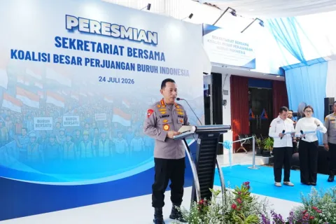Kapolri: Desk Ketenagakerjaan Solusi Persoalan Buruh dan Dukung Pertumbuhan Ekonomi Nasional