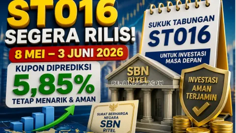 Terbaru ST016 Segera Rilis Mei 2026, Kupon SBN Ritel Diprediksi Tembus 5,85?n Tetap Menarik