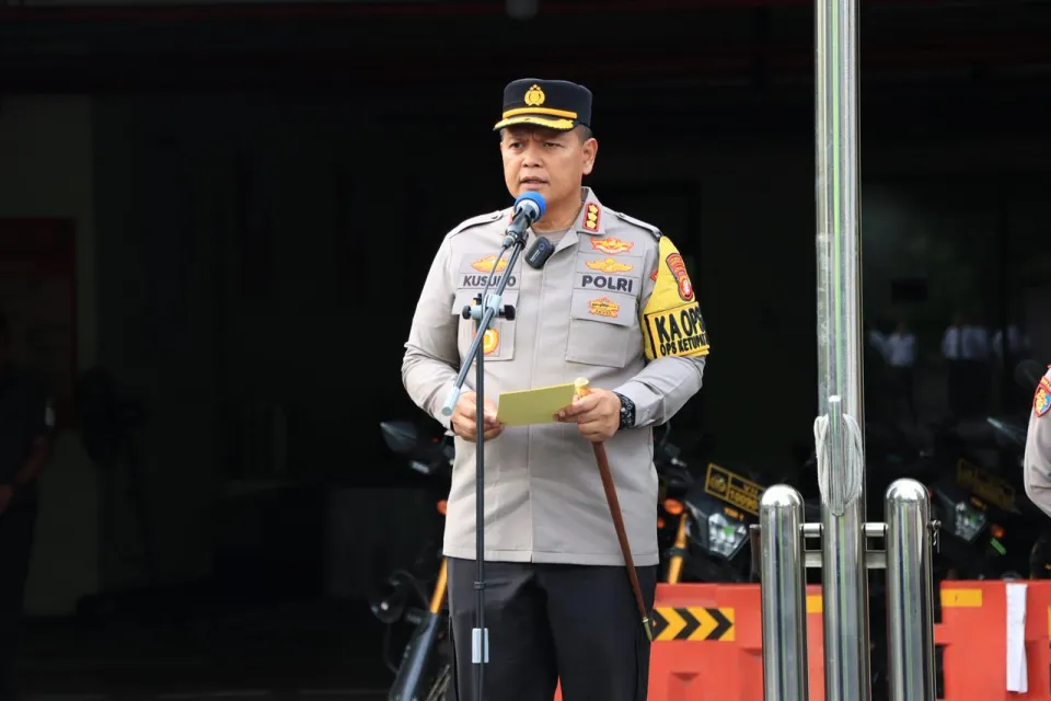 Malam Takbir Dijaga Ketat, Polres Bekasi Kota Siagakan Pasukan Demi Lebaran Aman