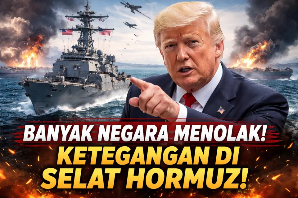 Sekutu Mulai Menjauh, Ajakan Donald Trump Kirim Kapal Perang ke Selat Hormuz Ditolak Sejumlah Negara
