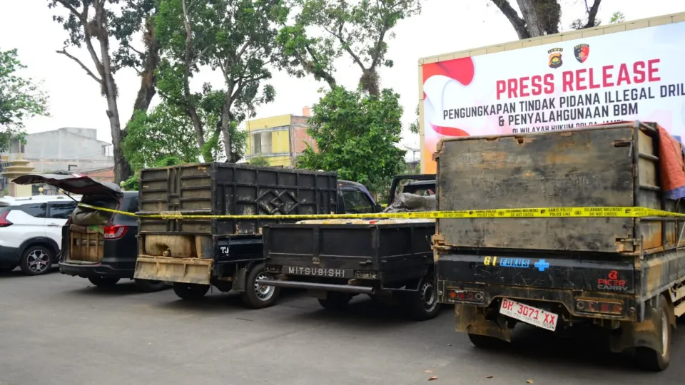 Polda Jambi Sita 22.800 Liter Minyak dan BBM, 8 Orang Jadi Tersangka