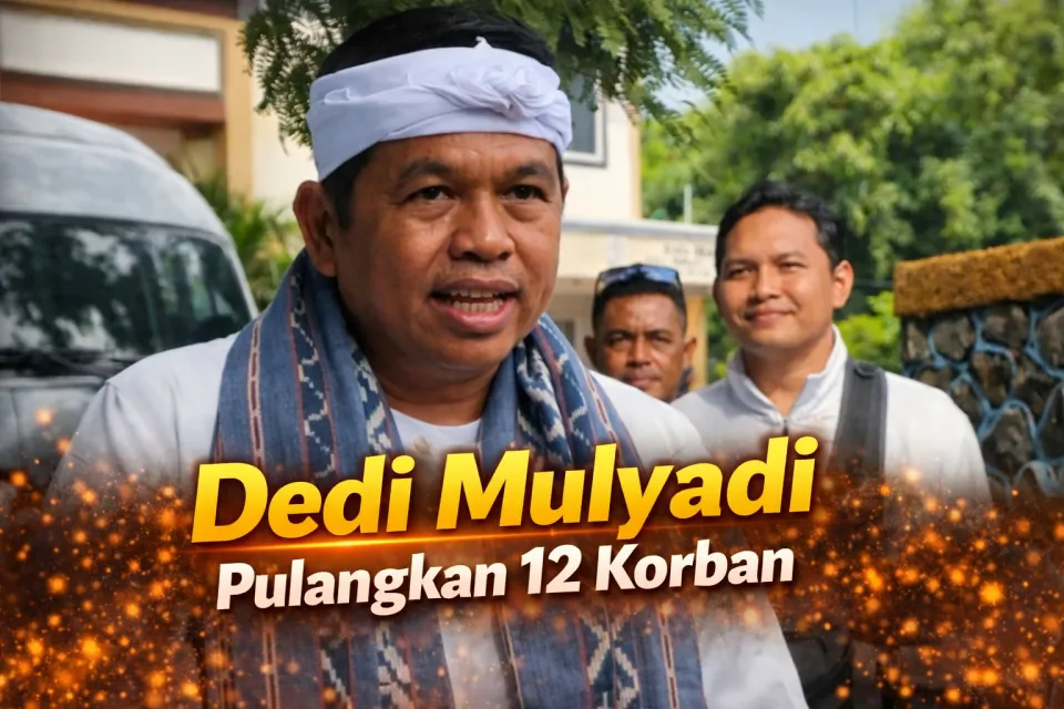 Dedi Mulyadi Turun Langsung, Drama Penjemputan di Maumere! 12 Korban TPPO Asal Jabar Dipulangkan