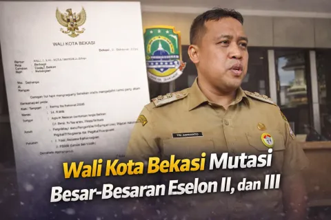 Jumat Keramat Mendadak Tegang! Wali Kota Bekasi Rombak Eselon II–IV, Ratusan Jabatan Bergeser