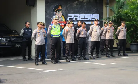 Polres Metro Bekasi Kota Siaga Jelang Persib vs Persija, Patroli Gabungan Dikerahkan Jaga Kondusivitas