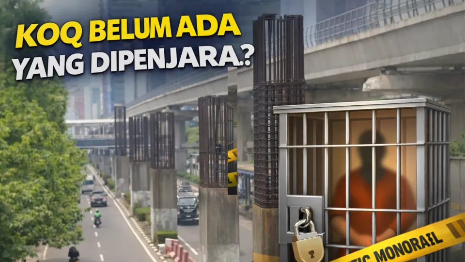 KOQ BELUM ADA YANG DIPENJARA..? Tiang Monorel Akhirnya Dibongkar, Babak Panjang Proyek Mangkrak Jakarta Resmi Ditutup