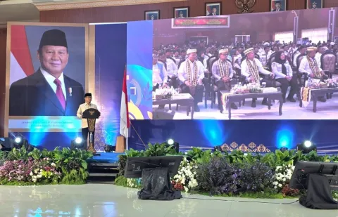 Mendes Yandri Buka Seminar Nasional Koperasi Desa Merah Putih di Lampung
