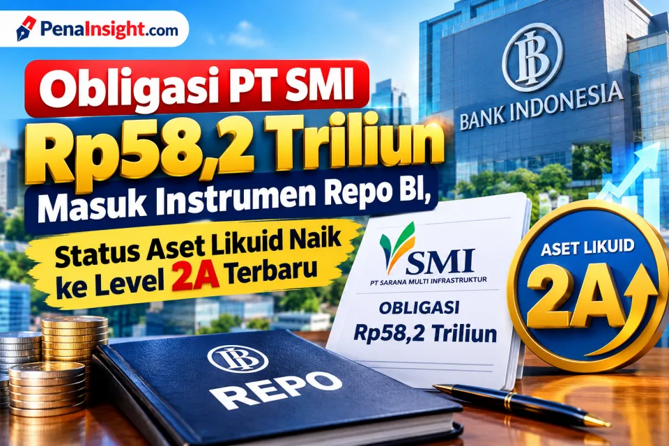 Obligasi PT SMI Rp58,2 Triliun Masuk Instrumen Repo BI, Status Aset Likuid Naik ke Level 2A Terbaru 
