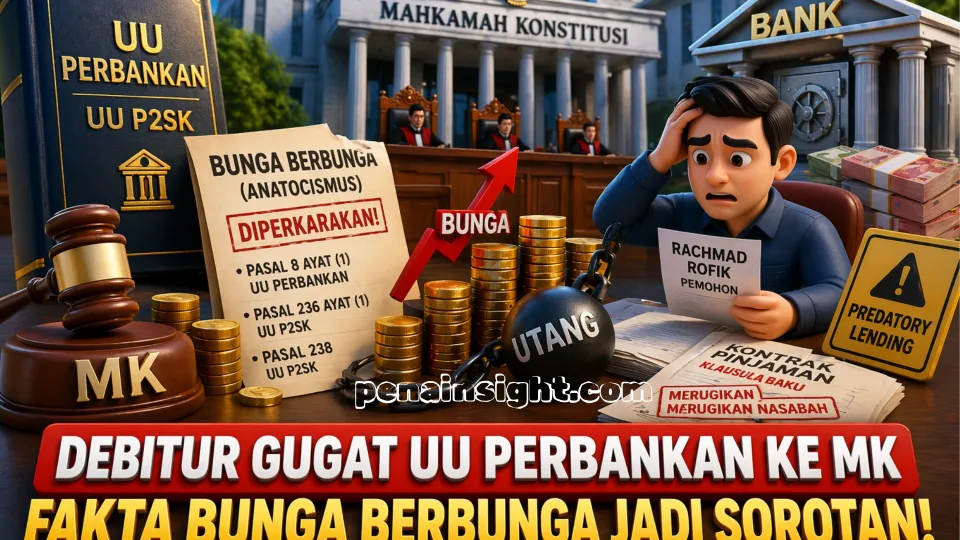 Debitur Gugat UU Perbankan ke MK Hari Ini, Fakta Bunga Berbunga Jadi Sorotan