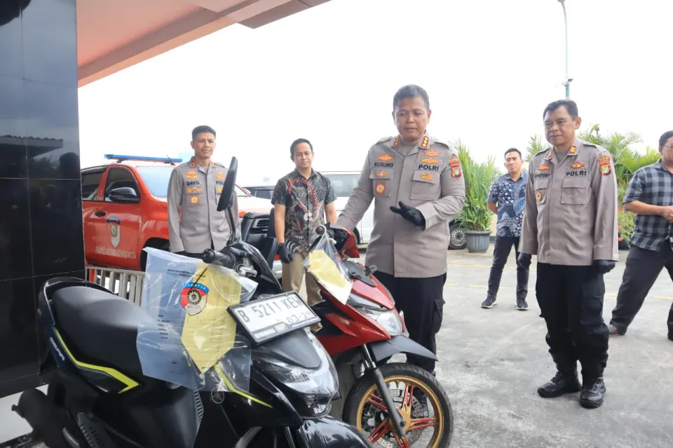 Komplotan Curanmor Lintas Wilayah Dibekuk Polres Metro Bekasi Kota, Motor Dijual ke Karawang