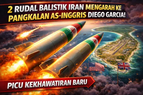 2 Rudal Iran Ditembakkan ke Pangkalan AS-Inggris Diego Garcia, Gagal Kena Sasaran tapi Picu Kekhawatiran Baru