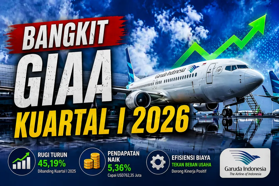 Update Laporan Keuangan Garuda Indonesia Terungkap, Rugi GIAA Menyusut Tajam di Kuartal I 2026