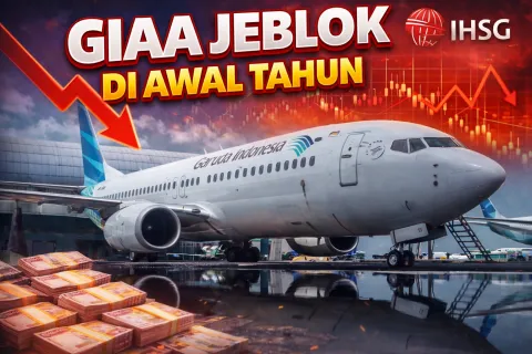 GIAA Jeblok di Awal Tahun! Ini Fakta Penyebab Saham Garuda Indonesia Tertekan Seminggu Terakhir