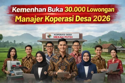 BURUAN DAFTAR! Kemenhan Buka 30.000 Lowongan Manajer Koperasi Desa 2026, Peluang Emas Fresh Graduate Bangkitkan Ekonomi RI