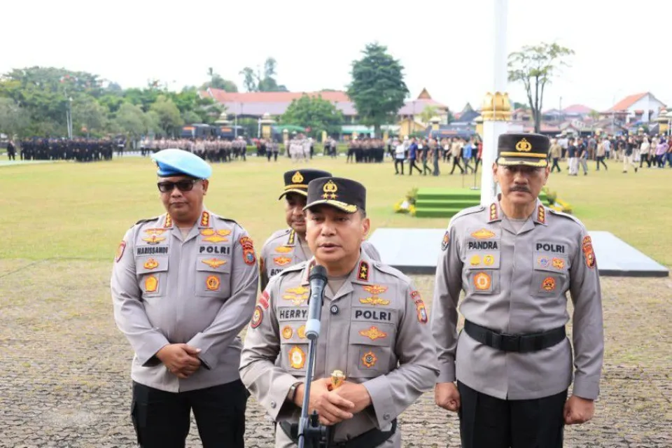 Kapolda Riau Rotasi Besar Personel Panipahan, Perang Narkoba Diperkuat Usai Kericuhan