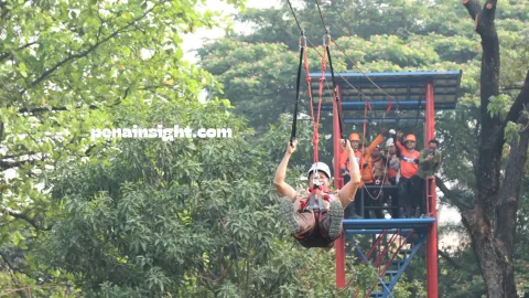 Wali Kota Bekasi Resmikan Flying Fox BPBD, Edukasi Kebencanaan Dikemas Lebih Menarik