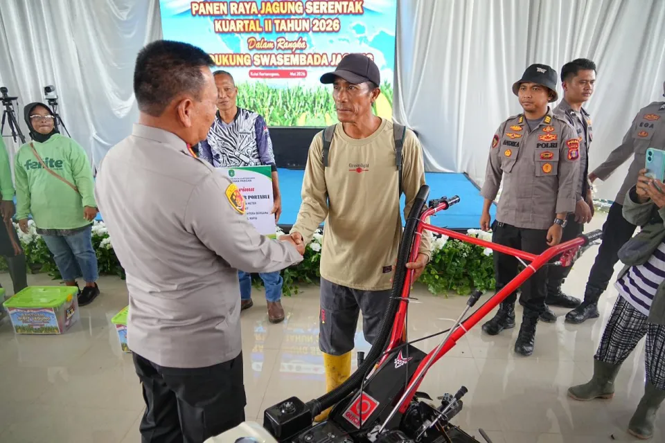 Polda Kaltim Panen Raya Jagung 368 Ton, Dukung Program Ketahanan Pangan Nasional 
